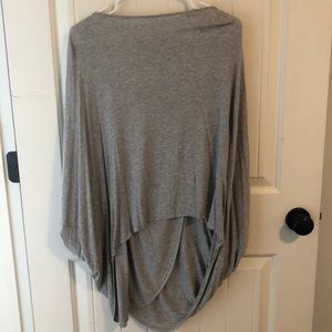 Bun Maternity Draped Back Nursing Poncho